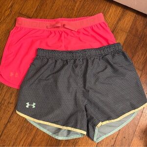 Bundle Of Girl’s Under Armour Shorts ~ Size YXL~